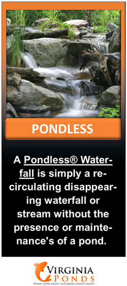 Disappearing Pondless Waterfall Contractor